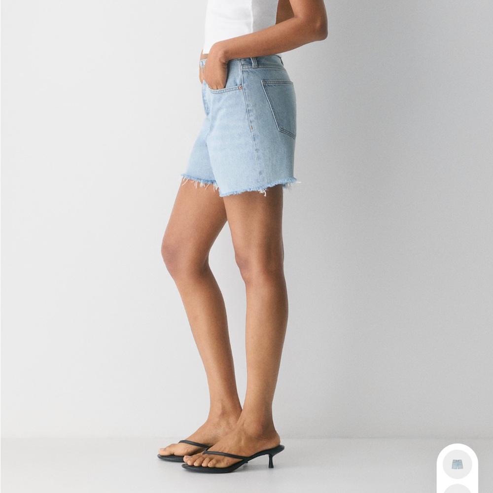 Denim Forum The Ex-boyfriend Hi Mid-thigh Shorts 15 Yrs Brl Thr Bleu - Picture 9 of 10